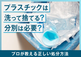 プラスチックは洗って捨てる？分別は必要？プロが教える正しい処分方法
