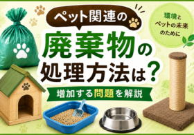 ペット関連の廃棄物の処理方法は？増加する問題を解説