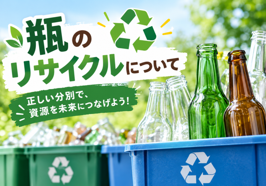 瓶のリサイクルについて