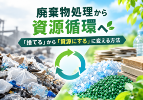 廃棄物処理から資源循環へ｜「捨てる」から「資源にする」に変える方法